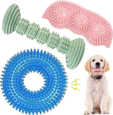 Jouets de dentition à mâcher pour chiots lingher 3 paquets de 2. DIAYTAR COTE D'IVOIRE  vous propose une expérience de shopping en ligne à petit budget sans compromettre la qualité. Découvrez notre sélection diversifiée de produits discount, allant de l'informatique aux gadgets branchés, en passant par les articles pour la maison et bien plus encore. Faites des économies intelligentes et restez dans la tendance avec DIAYTAR COTE D'IVOIRE .