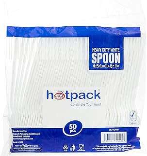Cuillères en plastique robustes hot pack blanches 50 pièces. À la recherche de bonnes affaires ? DIAYTAR COTE D'IVOIRE  est là pour vous ! Explorez notre boutique en ligne regorgeant d'articles à prix cassés, couvrant tous les domaines, de la maison à l'électroménager, en passant par l'informatique, la mode et les gadgets. Achetez malin, économisez gros et découvrez une toute nouvelle façon de faire des emplettes en ligne.