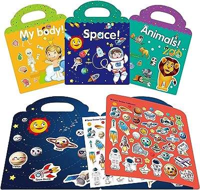 Livres d'autocollants réutilisables pour enfants jouets pour filles et garçons de 2. Plongez dans l'univers de DIAYTAR COTE D'IVOIRE, votre boutique en ligne de référence pour des offres discount incroyables. Des indispensables pour la maison aux appareils électroménagers haut de gamme, en passant par les produits informatiques de qualité et les articles de mode tendance, nous sommes là pour vous offrir une expérience shopping exceptionnelle à des prix défiant toute concurrence. Ne manquez pas cette opportunité de faire des économies tout en ajoutant de la valeur à votre quotidien !