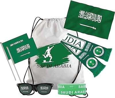 Coffret cadeau de sport pour les fans de football saoudiens 8. DIAYTAR COTE D'IVOIRE, votre partenaire de shopping discount en ligne, regroupe une large gamme de produits à prix cassés pour tous les amateurs de bonnes affaires. Faites des économies sur vos achats de la maison à l'électroménager, de l'informatique à la mode, grâce à DIAYTAR COTE D'IVOIRE !