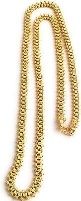 Casetrends petit collier chaîne de créateur en laiton plaqué or de 1 gramme pour femmes. Ne dépensez pas plus que nécessaire, et optez pour DIAYTAR COTE D'IVOIRE  ! Notre boutique en ligne spécialisée dans les produits discount propose une large gamme d'articles pour la maison, l'électroménager, l'informatique, la mode et les gadgets, tous offerts à des prix défiant toute concurrence. Profitez de cette opportunité pour économiser tout en vous offrant ce dont vous avez besoin.