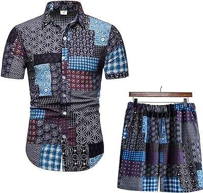 Ensemble hawaïen à motif floral pour hommes ensembles hawaïens chemise hawaïenne. Faites des économies intelligentes sur DIAYTAR COTE D'IVOIRE, votre boutique en ligne de confiance. Avec notre large sélection de produits discount, incluant la maison, l'électroménager, l'informatique et la mode, vous trouverez tout ce dont vous avez besoin à des prix défiant toute concurrence. Ne manquez pas nos offres promotionnelles et commandez en toute simplicité dès maintenant!