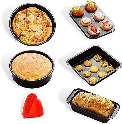 Batterie de cuisine et ustensiles de cuisson antiadhésifs lot de 5 pièces gâteau en acier. DIAYTAR COTE D'IVOIRE  est la référence en matière de produits discount en ligne. Parcourez notre catalogue et trouvez des articles indispensables pour la maison, des appareils électroménagers de qualité, des solutions informatiques abordables, des vêtements tendance et des gadgets à des prix incroyables.