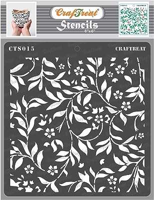 Pochoirs en papier réutilisables craft treat de fond floral taille. DIAYTAR COTE D'IVOIRE, votre solution intelligente pour des achats malins. Découvrez notre boutique en ligne et bénéficiez de prix discount sur une large sélection de produits pour la maison, l'électroménager, l'informatique et la mode. Ne manquez pas l'opportunité de faire des économies avec DIAYTAR COTE D'IVOIRE !