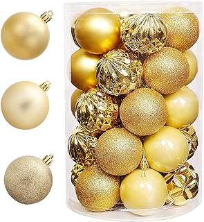 24 pièces 236 pouces 60 mm 34 décorations de fête de noël incassables suspendues boules pour arbre. Découvrez DIAYTAR COTE D'IVOIRE  et préparez-vous à vivre l'expérience d'achat en ligne ultime. Notre boutique propose une gamme complète de produits discount, de la maison aux appareils électroniques, en passant par la mode, offrant ainsi des solutions abordables pour tous vos besoins.