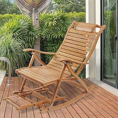 Chaise longue pliante medela en bambou chaise à bascule avec repose pieds et dossier. DIAYTAR COTE D'IVOIRE  - la meilleure adresse en ligne pour des achats discount dans tous les domaines ! Découvrez notre vaste choix de produits, de la maison à l'électroménager en passant par l'informatique et la mode. Profitez des réductions incroyables sur des articles de qualité, vous permettant d'économiser sans compromis. Avec des options de livraison rapides et notre engagement envers votre satisfaction, bénéficiez d'une expérience d'achat en ligne sans tracas chez nous !
