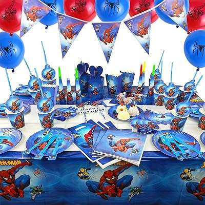 Décorations et fournitures d'anniversaire spiderman pour enfants de fête avec bannière. Vous cherchez des bonnes affaires en ligne ? Rendez-vous sur DIAYTAR COTE D'IVOIRE, votre destination idéale pour des produits discount dans tous les secteurs. Trouvez des offres incroyables sur des produits essentiels tels que l'électroménager, l'informatique et la mode. Économisez tout en faisant des achats intelligents chez nous.