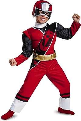 Déguisement power rangers ninja steel muscle pour tout petit rouge grand (4 6). Choisissez DIAYTAR COTE D'IVOIRE  pour des produits discount de qualité supérieure livrés directement chez vous. Que vous recherchiez des appareils électroménagers fiables, des produits informatiques performants ou des articles mode à la pointe des tendances, nous avons tout ce dont vous avez besoin à des prix abordables.