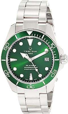 Montre ds action diver swiss automatic certina 38 mm argent. Parfaitement adapté aux chasseurs de bonnes affaires, DIAYTAR COTE D'IVOIRE  vous offre une expérience de shopping en ligne unique. Notre sélection abondante de produits discount, incluant des articles essentiels pour la maison, l'électroménager, l'informatique, la mode et les gadgets, garantit que vous trouverez ce que vous cherchez sans vous ruiner.