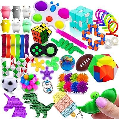 Missent ensemble de jouets sensoriels simples de 60 pièces jouets pour le tdah l'autisme soulagement l'anxiété le s. DIAYTAR COTE D'IVOIRE  : votre boutique en ligne discount préférée ! Faites des économies sur des articles essentiels pour votre vie quotidienne, de l'électroménager à l'informatique en passant par la mode et les gadgets. Ne cherchez plus, les meilleurs prix sont chez nous !