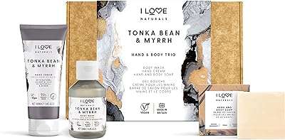 Coffret cadeau trio mains et corps i love naturals fève tonka. DIAYTAR COTE D'IVOIRE  - L'adresse incontournable des chasseurs de bonnes affaires en ligne. Découvrez notre large gamme de produits à prix discount, allant des gadgets innovants aux appareils électroménagers dernier cri. Faites des économies sans sacrifier vos envies !