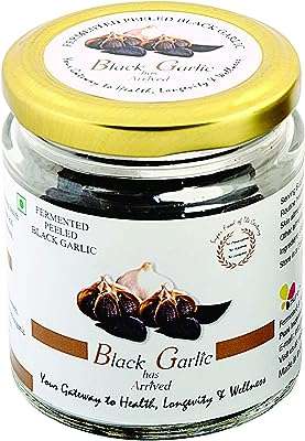 Ail noir gousses pelées prêtes à manger fermentées non perforées. DIAYTAR COTE D'IVOIRE  - votre solution tout-en-un pour des achats discount en ligne ! Découvrez notre gamme finale de produits, allant des indispensables de la maison aux dernières tendances de la mode et de la technologie. Obtenez les meilleurs prix sur une sélection variée d'articles, vous permettant de réaliser d'énormes économies tout en profitant de produits de qualité. Avec des options de livraison flexibles et une satisfaction garantie, nous faisons de votre expérience d'achat un jeu d'enfant !