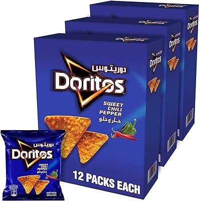 Chips tortilla doritos au chili doux 23 g x 12 paquet de 3. Découvrez DIAYTAR COTE D'IVOIRE  et préparez-vous à vivre l'expérience d'achat en ligne ultime. Notre boutique propose une gamme complète de produits discount, de la maison aux appareils électroniques, en passant par la mode, offrant ainsi des solutions abordables pour tous vos besoins.