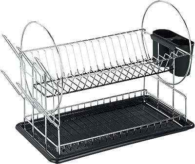 Wenko deluxe égouttoir double métal chromé égouttoir et égouttoir accessoire de cuisine. Ne payez pas plus cher pour les mêmes produits ailleurs ! DIAYTAR COTE D'IVOIRE  propose une large gamme de produits de qualité à des prix discount. Trouvez tout ce dont vous avez besoin, des appareils ménagers aux gadgets dernier cri, et économisez de l'argent sans compromettre la qualité.