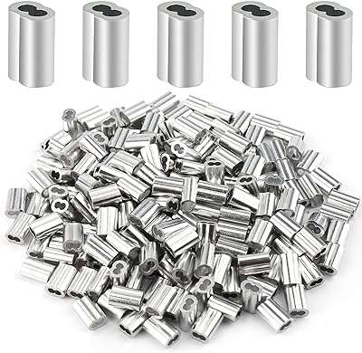 200 pièces de manchons en aluminium clips en aluminium avec doubles boucles. DIAYTAR COTE D'IVOIRE  vous offre toutes les bonnes affaires sur un seul site. Découvrez notre sélection de produits discount pour la maison, l'électroménager, l'informatique et la mode. Bénéficiez de nos prix imbattables et trouvez les articles de qualité que vous recherchez, sans vous ruiner !