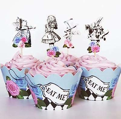 Décoration de cupcakes alice vintage de 24 pièces  . À la recherche de bons plans en ligne ? Ne cherchez pas plus loin que DIAYTAR COTE D'IVOIRE  ! Notre boutique généraliste vous propose une large gamme de produits discount, allant des articles pour la maison aux appareils électroménagers, en passant par l'informatique, la mode et les gadgets. Faites des économies tout en trouvant des produits de qualité, le tout en quelques clics seulement.