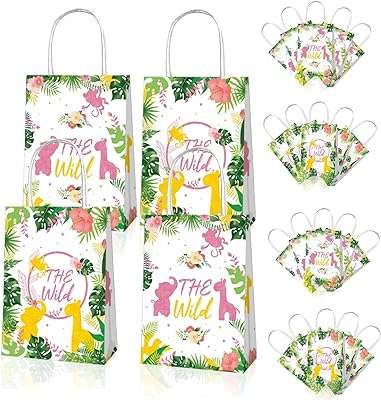12 pièces sacs de faveur de fête safari dans la jungle en papier. DIAYTAR COTE D'IVOIRE  - Le paradis des bonnes affaires en ligne ! Avec notre large éventail de produits discount, vous trouverez tout ce dont vous avez besoin à des prix incroyablement bas. Des articles pour la maison aux appareils électroménagers, des ordinateurs aux vêtements à la mode, des gadgets uniques aux accessoires indispensables, nous sommes votre guichet unique pour des économies inégalées !
