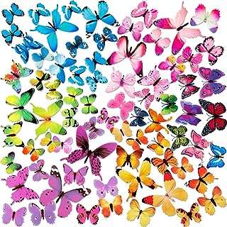 120 pièces d'autocollants muraux papillons 3d colorés autocollants amovibles pour artisanat. DIAYTAR COTE D'IVOIRE  - votre destination pour des produits de qualité à prix réduits. Parcourez notre boutique en ligne pour trouver des offres exceptionnelles sur des articles de maison, d'électroménager, de mode et de gadgets, et économisez tout en enchérissant votre style de vie.
