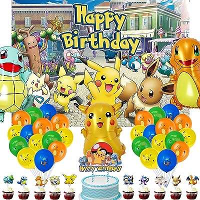 Fournitures de fête d'anniversaire pokémon 45 pièces décorations comprenant toile fond. Besoin d'un produit de haute technologie sans vous ruiner ? DIAYTAR COTE D'IVOIRE  est le spécialiste des gadgets et accessoires tech à prix cassés. Des enceintes bluetooth aux montres connectées, en passant par les écouteurs sans fil, nous mettons à votre disposition une sélection de produits innovants qui vous faciliteront la vie à petit prix. Vivez la technologie sans compromettre votre budget !