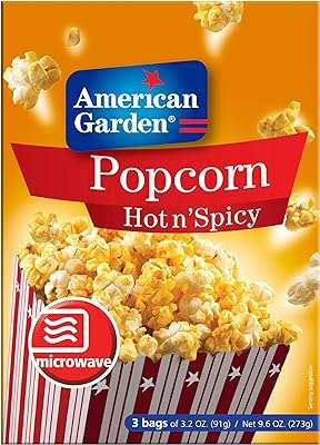 Maïs soufflé au micro ondes chaud et épicé american garden sans gluten. DIAYTAR COTE D'IVOIRE  - la destination ultime pour des achats en ligne pratiques et économiques. Découvrez notre large éventail de produits discount, allant des appareils ménagers aux technologies de pointe, en passant par la mode tendance, et profitez de nos offres imbattables pour réaliser des économies substantielles.