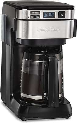 Cafetière programmable hamilton beach frontville® de 12 tasses carafe en verre. Découvrez DIAYTAR COTE D'IVOIRE, la boutique en ligne qui vous propose une multitude de produits discount indispensables pour votre quotidien. Avec une gamme variée allant de l'électroménager à l'informatique en passant par la mode et les derniers gadgets, nous sommes le choix parfait pour trouver tout ce dont vous avez besoin à des prix imbattables.