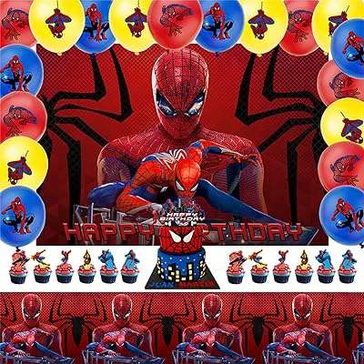 Fournitures de fête d'anniversaire gigero spiderman y compris bannière joyeux anniversaire. Vous recherchez des produits discount de qualité garantie ? Ne cherchez plus ! DIAYTAR COTE D'IVOIRE  propose une vaste sélection d'articles de maison, d'électronique, d'informatique, de mode et bien plus encore, le tout à des prix compétitifs pour satisfaire tous vos besoins.