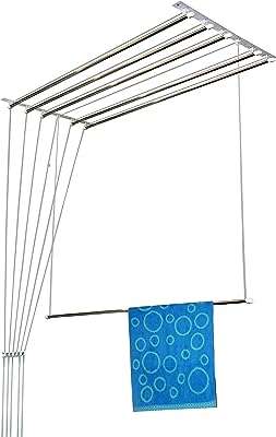 Cintres en tissu en acier inoxydable à 6 tubes de qualité supérieure. À la recherche de bonnes affaires ? DIAYTAR COTE D'IVOIRE  est là pour vous aider ! Découvrez notre boutique en ligne remplie de produits discount, des dernières tendances en mode aux gadgets les plus recherchés. Ne manquez pas nos prix imbattables !