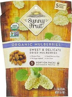 Sunny fruit fruits secs biologiques mûres 150g (30g x 5 portions). Faites des bonnes affaires avec DIAYTAR COTE D'IVOIRE, la référence en matière de produits discount. Notre boutique en ligne propose tout, des appareils électroménagers aux gadgets dernier cri, en passant par les vêtements branchés. Profitez de nos offres exceptionnelles et économisez sur tous vos achats.