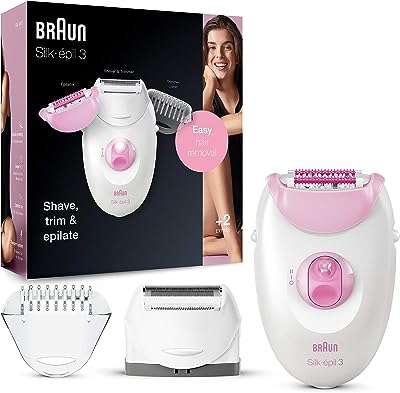 Épilateur braun silk epil 3 3270 avec accessoires. DIAYTAR COTE D'IVOIRE, votre destination en ligne pour des produits discount de qualité. Découvrez notre large éventail de produits, allant de la maison à l'électroménager, de l'informatique à la mode et aux gadgets, et trouvez les meilleures offres du marché. Profitez d'une expérience d'achat simple et abordable avec DIAYTAR COTE D'IVOIRE  et économisez sur tous vos achats en ligne.