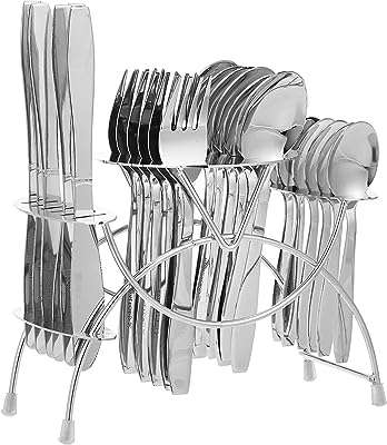 Royalford rf10790 ménagère de couverts en acier inoxydable avec support 25. À la recherche de bons plans pour équiper votre maison à moindre coût ? DIAYTAR COTE D'IVOIRE  est là pour vous ! Découvrez notre sélection de produits discount pour la maison, de l'électroménager à la décoration, et profitez de prix imbattables tout au long de l'année.