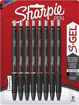 Stylos sharipi s gel pointe moyenne (07 mm) couleurs assorties 8 pièces. DIAYTAR COTE D'IVOIRE, votre partenaire de shopping discount en ligne, regroupe une large gamme de produits à prix cassés pour tous les amateurs de bonnes affaires. Faites des économies sur vos achats de la maison à l'électroménager, de l'informatique à la mode, grâce à DIAYTAR COTE D'IVOIRE !