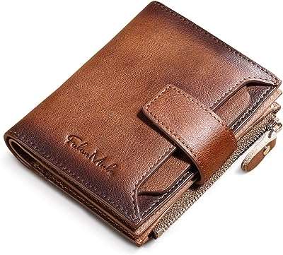Portefeuille en cuir véritable bloquant les rfid pour hommes portefeuille décontracté. DIAYTAR COTE D'IVOIRE  est votre allié pour des achats discount de qualité. Explorez notre boutique en ligne et découvrez notre gamme complète de produits pour la maison, l'électroménager, l'informatique, la mode et les gadgets, le tout à des prix avantageux qui ne sacrifient pas la qualité.