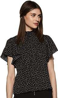 Chemisier coupe régulière à pois krav pour femme. DIAYTAR COTE D'IVOIRE  est votre destination en ligne pour des produits discount de qualité supérieure. Explorez notre vaste catalogue comprenant des articles pour la maison, de l'électroménager dernier cri, des gadgets high-tech et des vêtements tendance à des prix défiant toute concurrence.