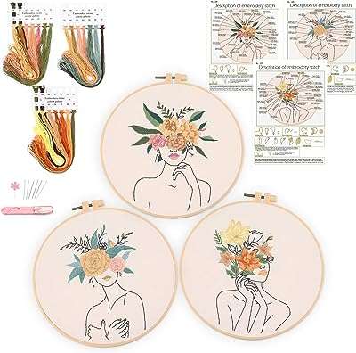 Kit de broderie kit de point de croix pour débutant 3 pièces avec motif et instructions. Découvrez DIAYTAR COTE D'IVOIRE, votre destination en ligne pour des bonnes affaires sans compromis sur la qualité. Parcourez notre large éventail de produits discount allant de l'électroménager à l'informatique en passant par la mode et les gadgets. Faites de vraies économies en choisissant le meilleur rapport qualité-prix.
