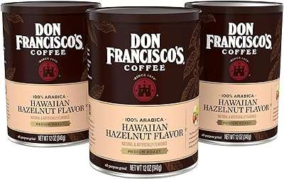 Café moulu hawaïen aromatisé aux noisettes don francisco 100 % arabica (3 canettes de 12. Économisez tout en vous faisant plaisir grâce à DIAYTAR COTE D'IVOIRE, votre boutique en ligne généraliste. Notre large gamme de produits, allant de la décoration de maison aux gadgets dernier cri, en passant par la mode et l'électroménager, vous permettra de trouver ce que vous désirez à prix réduits.