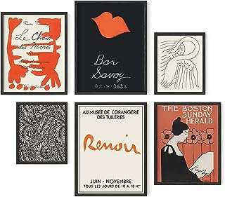 Affiches vintage de tuyau et ensemble de 6 images rouges et noires affiches pour la beauté. DIAYTAR COTE D'IVOIRE : votre boutique en ligne discount préférée ! Faites des économies sur des articles essentiels pour votre vie quotidienne, de l'électroménager à l'informatique en passant par la mode et les gadgets. Ne cherchez plus, les meilleurs prix sont chez nous !