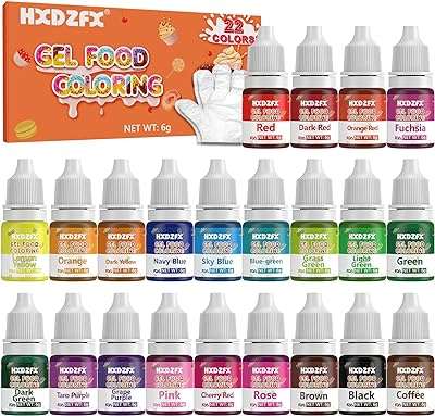 Ensemble de 22 colorants alimentaires en gel concentré colorant alimentaire pour décoration. DIAYTAR COTE D'IVOIRE  est votre guichet unique pour des produits discount de premier ordre. Parcourez notre catalogue en ligne et découvrez notre sélection soigneusement choisie d'articles pour la maison, l'électroménager, l'informatique et la mode, tous disponibles à des prix abordables. Vous ne trouverez pas de meilleurs deals ailleurs !