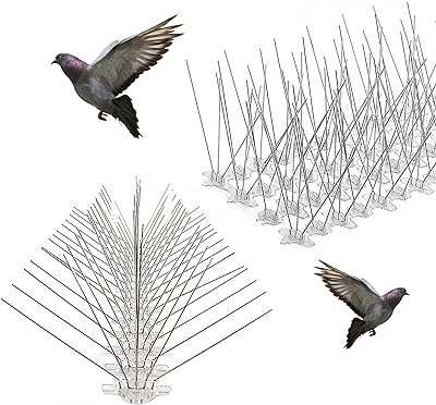 Piques de clôture anti oiseaux en acier inoxydable avec 5 broches (paquet. DIAYTAR COTE D'IVOIRE, votre destination incontournable pour des produits discount de qualité. Que vous recherchiez des articles pour la maison, l'électroménager, l'informatique, la mode ou les gadgets, notre boutique en ligne saura répondre à tous vos besoins sans vous ruiner !