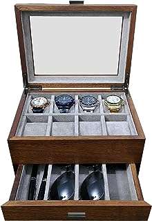 Boîte à montres en bois de noyer massif pour hommes avec tiroir. Faites des économies sans compromettre votre satisfaction avec DIAYTAR COTE D'IVOIRE . Notre boutique en ligne propose une variété de produits discount dans différentes catégories, de l'électronique à la mode. Trouvez tout ce dont vous avez besoin à des prix imbattables !
