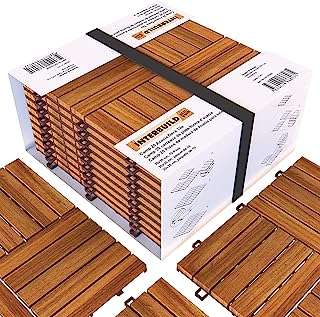 Carreaux de patio emboîtables en bois massif d'acacia interbuild 12" x. À la recherche de bons plans ? Ne cherchez plus, DIAYTAR COTE D'IVOIRE  est là pour vous ! Naviguez à travers notre boutique en ligne proposant une large sélection de produits discount, des articles pour la maison à l'électroménager, en passant par l'informatique, la mode et les gadgets branchés.