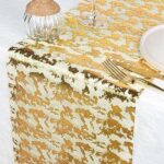 Nappe à paillettes dorées nappe en maille fine en feuille d'or 11". DIAYTAR COTE D'IVOIRE  est le rendez-vous incontournable des chasseurs de bonnes affaires. Parcourez notre catalogue en ligne et trouvez tout ce dont vous avez besoin pour équiper votre maison, de l'électroménager à l'informatique en passant par les dernières tendances en matière de mode. Profitez de nos prix discounts pour réaliser de véritables économies.