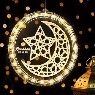 Lumières de fenêtre décoration de l'aïd ramadan lumières suspendues d'étoile de lune 8 pouces avec ventouse. Vous cherchez des bonnes affaires en ligne ? Ne cherchez pas plus loin que DIAYTAR COTE D'IVOIRE, la boutique en ligne généraliste où vous trouverez tout à prix discount. Explorez notre sélection complète, allant de la maison à l'électroménager, de l'informatique à la mode et aux gadgets, et bénéficiez de tarifs avantageux pour tous vos achats. Réalisez des économies importantes sans compromettre la qualité avec DIAYTAR COTE D'IVOIRE .