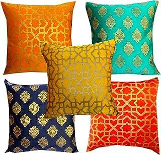 Taie d'oreiller en soie dupion perroquet rose (16" x 16") lot de 5. DIAYTAR COTE D'IVOIRE  - La boutique en ligne où qualité et discount se rencontrent. Parcourez notre vaste catalogue et trouvez tout ce dont vous avez besoin, de l'électroménager moderne à la dernière mode tendance. Ne sacrifiez pas votre budget pour obtenir des produits de qualité !