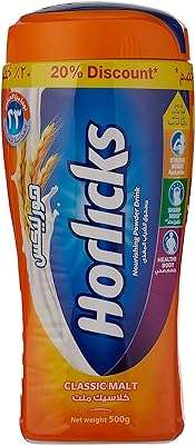 Boisson au malt classique horlicks 500g. DIAYTAR COTE D'IVOIRE  - votre guichet unique en ligne pour des produits discount irrésistibles. Parcourez notre large éventail de gadgets innovants, d'équipements ménagers pratiques et de vêtements tendance à prix cassés. Ne manquez pas cette opportunité de faire de bonnes affaires et de réaliser des économies considérables.
