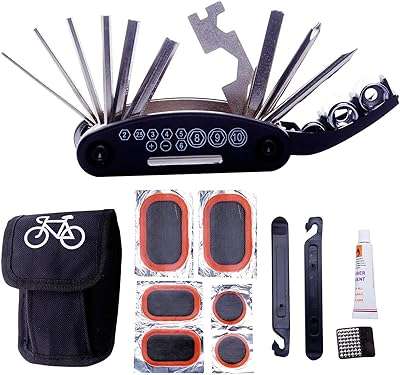Kit d'outils de réparation de vélo yomym mécanicien multifonctionnel 16 en 1 avec crics. DIAYTAR COTE D'IVOIRE, votre destination shopping en ligne inégalée. Avec une variété étendue de produits discount pour la maison, l'électroménager, l'informatique, la mode et les gadgets, vous pouvez vous attendre à des offres exceptionnelles et à des économies considérables, tout en bénéficiant d'une expérience de shopping pratique et personnalisée.