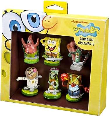 Ensemble de 6 mini décorations d'aquarium bean plax bob l'éponge sous licence. Vous cherchez des produits de qualité à petit prix ? Ne cherchez plus ! DIAYTAR COTE D'IVOIRE  est votre destination en ligne pour tous vos besoins discount. Explorez notre sélection variée, allant de la maison à l'électroménager, de l'informatique à la mode et aux gadgets, et découvrez des offres exceptionnelles qui correspondent à votre budget. Faites des économies sans compromettre la qualité avec DIAYTAR COTE D'IVOIRE .