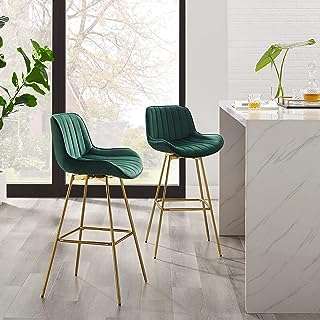 Ensemble de tabourets de bar pivotants zoron pour cuisine 29 pouces haut avec dossier. Exprimez votre style sans dépenser une fortune avec DIAYTAR COTE D'IVOIRE . Découvrez notre collection de vêtements tendance à prix discount, des dernières innovations de la mode aux classiques intemporels. Soyez à la mode sans vous ruiner, seulement avec DIAYTAR COTE D'IVOIRE .