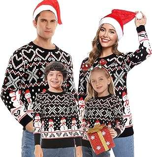 Pull tricoté drôle de bonhomme de neige assorti à la famille de noël. DIAYTAR COTE D'IVOIRE, votre destination shopping en ligne pour des promotions exceptionnelles sur des articles d'informatique. Que vous recherchiez un ordinateur portable performant, des accessoires technologiques ou des logiciels, notre boutique discount est là pour vous offrir les meilleurs prix sans compromis sur la qualité. Ne manquez pas nos offres irrésistibles.