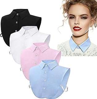 4 pièces dames faux col demi chemise chemisier détachable chemise joker dickie. DIAYTAR COTE D'IVOIRE  est votre destination en ligne pour des offres incroyables. Parcourez notre collection variée de produits discount, comprenant des articles pour la maison, l'électroménager, l'informatique, la mode et les gadgets, et découvrez des prix imbattables qui correspondent à toutes les bourses.