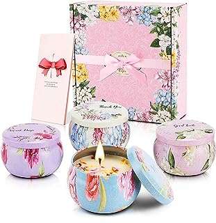Bougies parfumées pour femmes paquet de 4 bougies d'aromathérapie pour la maison en cire. DIAYTAR COTE D'IVOIRE  - La boutique en ligne discount incontournable pour tous vos besoins. Explorez notre vaste catalogue de produits, comprenant des articles pour la maison, l'électroménager, l'informatique et la mode, tous à des prix défiant toute concurrence.